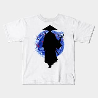 Mizu Blue eye Samurai Kids T-Shirt